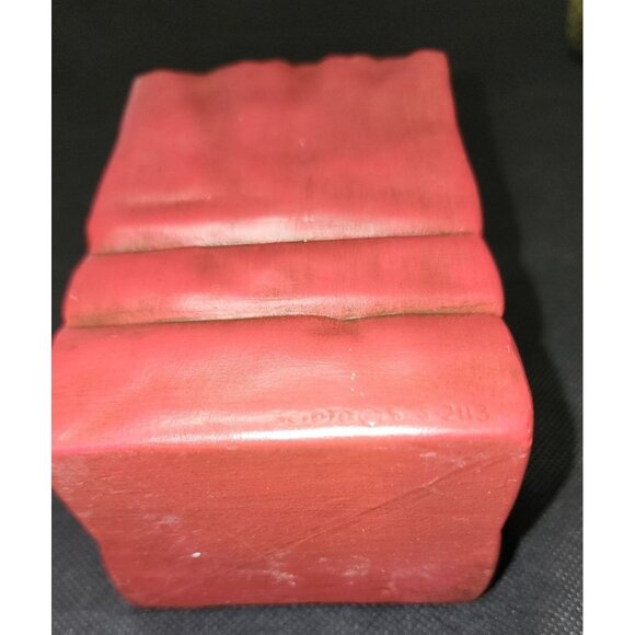 Vintage Christmas Decor Set Santa Plaque Santa Votive Holder Blue Jewelled Ornam - Picture 11 of 13